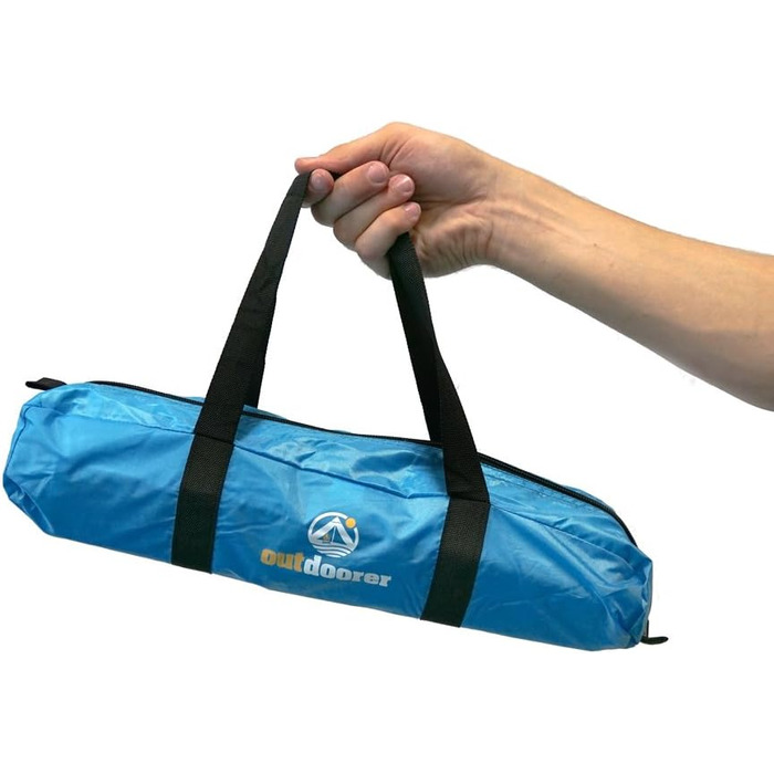 Пляжний намет для активного відпочинку Helios Air - туристичний пляжний намет із захистом від ультрафіолету 80 та вікном, що закривається, пляжний намет для подорожей (синій)