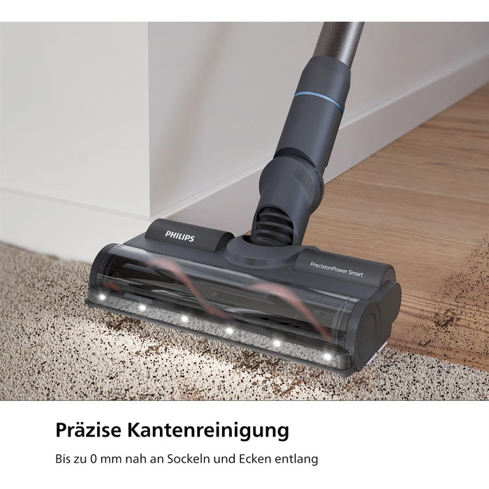 Акумуляторний пилосос PHILIPS серії Aqua 7000, Цифровий двигун, PowerCyclone 12, Зі світлодіодним підсвічуванням, Знімний модуль A