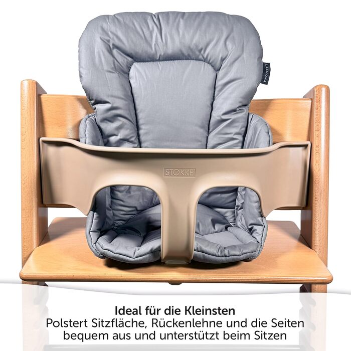 Редуктор сидіння LaLoona для стільчика для годування Stokke Tripp Trapp - подушка для дитячого сидіння з покриттям, яке можна прат