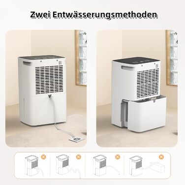 Осушувач повітря COLAZE 12 л за 24 години, компресорний тип осушення продуктивність автоматичний осушувач повітря для дому підвал