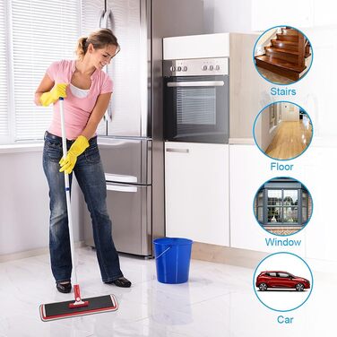 Подушечки для швабри Vicloon, 6 шт. , мікрофібра для чищення швабри, подушечки для чищення швабри для всіх швабр з розпилювачем та