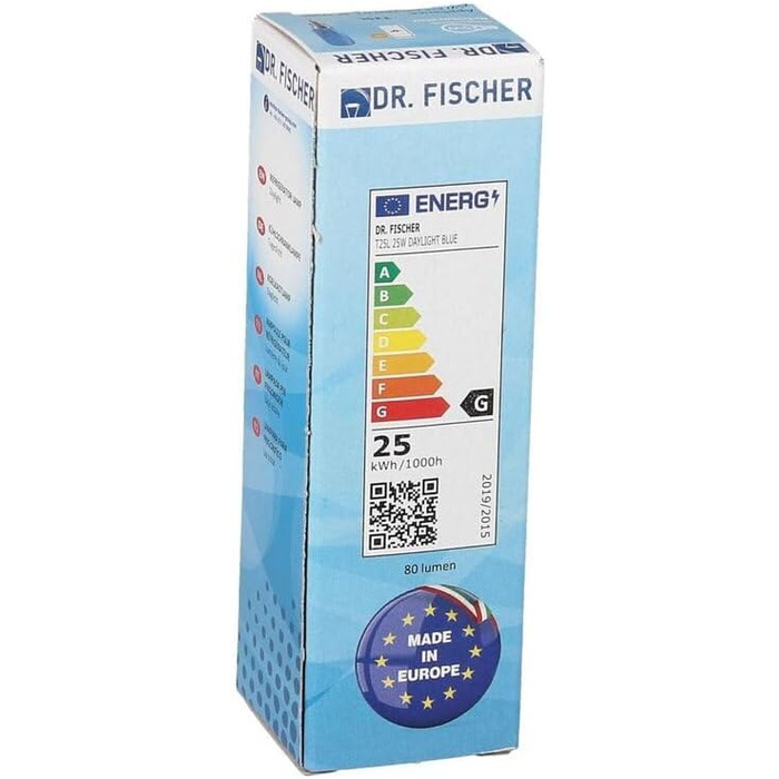 Лампа LUTH Premium Profi E14 25W, сумісна з Siemens 00612235, 26мм/83мм, 230-240V, блакитна для холодильника