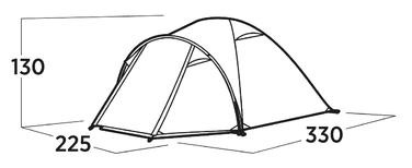 Намет чотиримісний Easy Camp Setesdal 4 (120478)