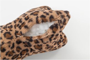 Подушка для шиї MAGMA Reading Bone Panthera Leopard Pattern 42x22x22 см Поліестер Штучне хутро Зроблено в Німеччині