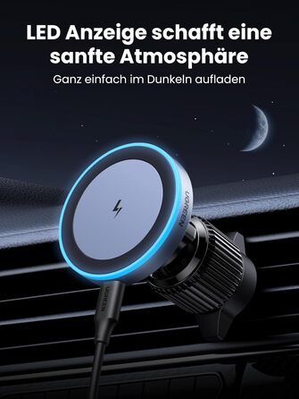 Тримач для мобільного телефону автомобільний з функцією зарядки Тримач для мобільного телефону сумісний з автомобільним тримачем M