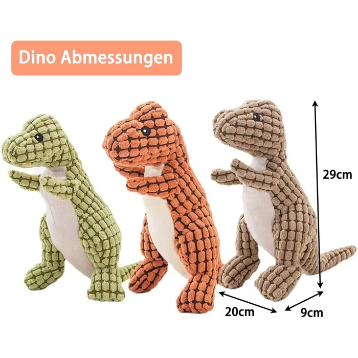 Для цуценят і маленьких собак, Funny Dog Toy Dino Dog Toy Christmas