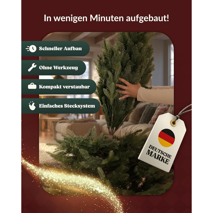 Штучна ялинка 180 см зелена Amari