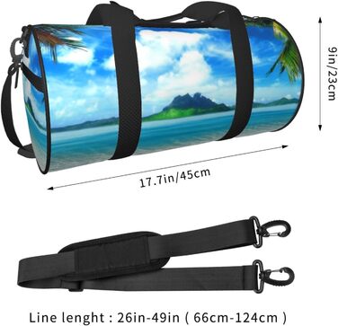 Спортивна сумка, дорожня сумка, пляжна сумка з принтом Дерева, сумка для ночівлі, чорна, універсальний розмір, сумка для подорожей