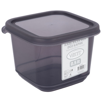 Контейнер для сипучих Violet House 0297 Transparent Black 0.5 л (6859644) Контейнер для сипучих Violet House 0297 Transparent Black 0.5 л (6859644)