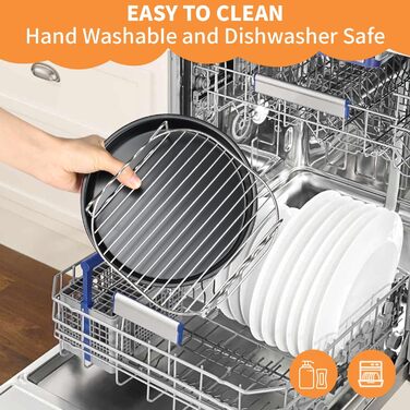 Аксесуари для фритюрниці XL і XXL 8 дюймів із 10 предметів Набір аксесуарів для потовщеної фритюрниці, сумісний із Cosori 4.7L Philips 6.2L