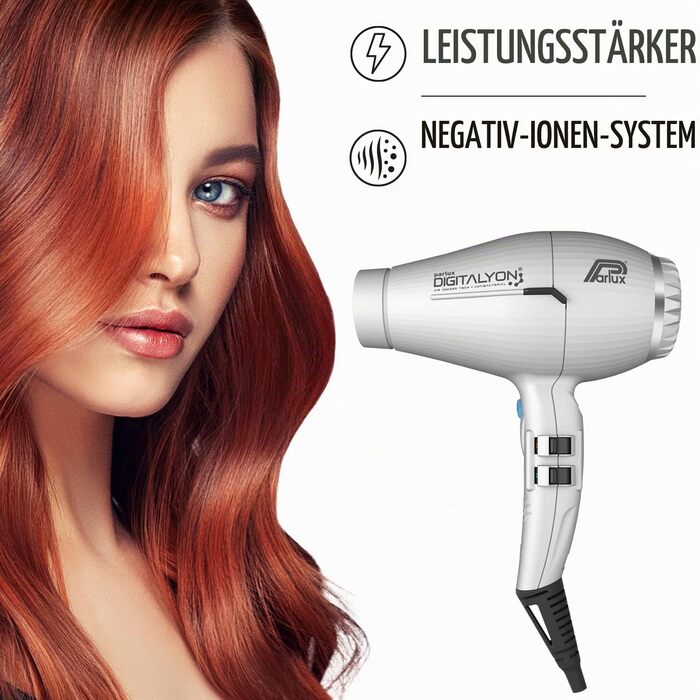 Фен Parlux Digitalyon Silver KL341S, сріблястий