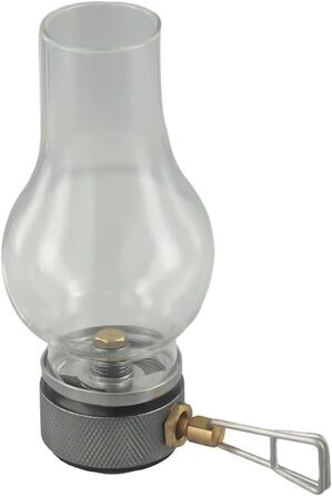 Газовий ліхтар з підсвічуванням, газова лампа, газовий ліхтар для кемпінгу, 12 см, підходить для походів та кемпінгу, 1 комплект