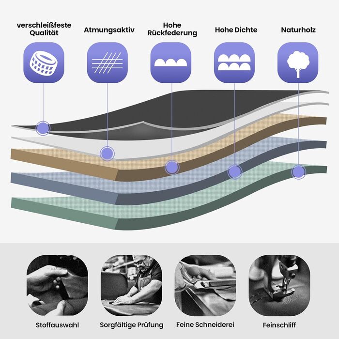 Ергономічне офісне крісло COLAMY Black-02 Classic, штучна шкіра, чорний