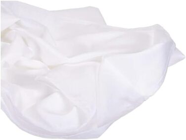 Скатертина Soleil d'ocre з захистом від плям квадратна ALIX, біла, 140 x 240 см біла 140 x 240 см