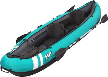 Набір для каяка Bestway Hydroforce Ventura на 2 особи, надувний човен з ручним насосом, веслом та сумкою для зберігання, двомісний каяк