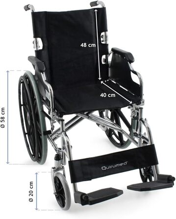 Крісло колісне QUIRUMED PRO, 106 x 63 x 95 см