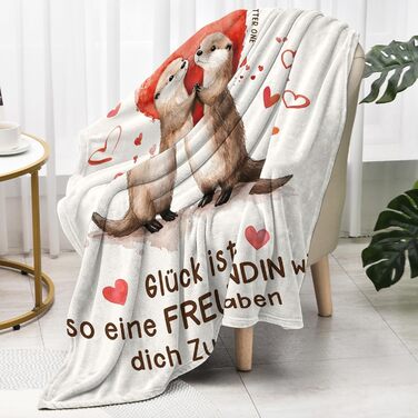 Подарунки на День святого Валентина для неї, подарунок на день народження для дівчини - Ультрам&39яка ковдра, подарунок для найкращої подруги, подарунки на день народження для дівчини 157 x 132 см