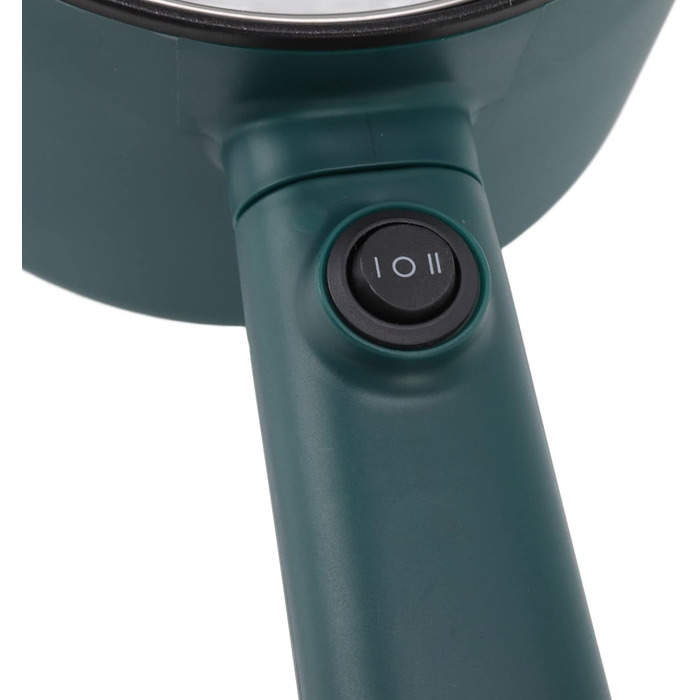 Електрична каструля з кришкою 1.8 л Електрична каструля з локшиною Мультиварка з кришкою Довга електрична плита для подорожей Гуртожиток Швидкий нагрівач Лопатка та яйце