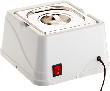 Штадтер Блок контролю температури з контейнером з нержавіючої сталі білий Для розтоплення та темперування шоколаду та кувертюру до 60C Standard White