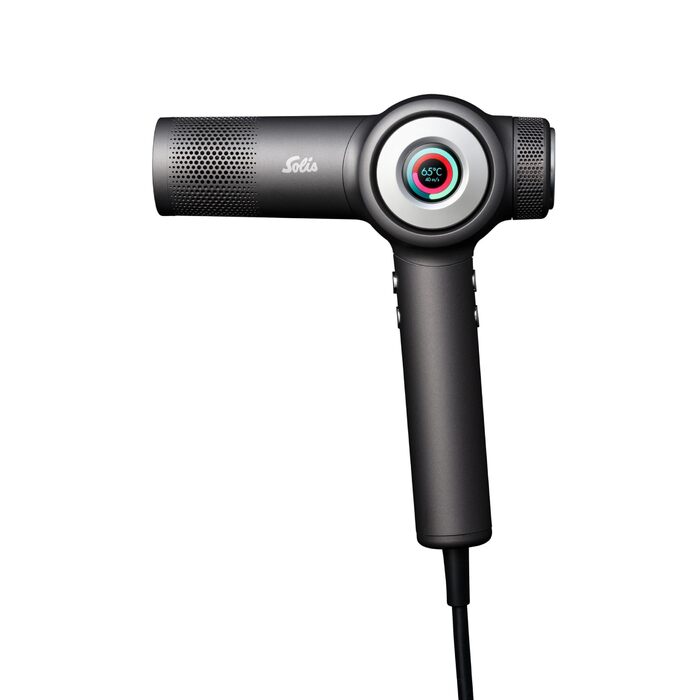 Фен для волосся (Модель 3804) Легкий, з іонізацією, 1600 Вт, 4 режими швидкості, LED-дисплей, програма захисту від посічених кінчиків, дифузор та насадки Професійне укладання волосся, як у салоні краси