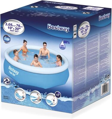 Басейн Bestway Fast Set 305 x 76 см 305x76 см синій