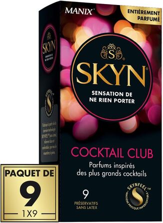 Презервативи Manix Skyn Cocktail Club, 9 шт, без латексу