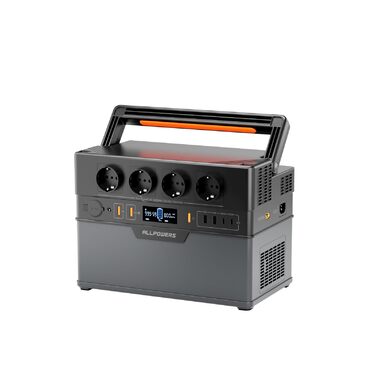 Портативна електростанція ALLPOWERS S1500 PLUS, акумулятор 1092 Втгод, вихід 1500 Вт змінного струму/100 Вт USB-C, генератори швидкої зарядки за 1,5 години, сонячний генератор для кемпінгу на свіжому повітрі, автономний автофургон, аварійний режим