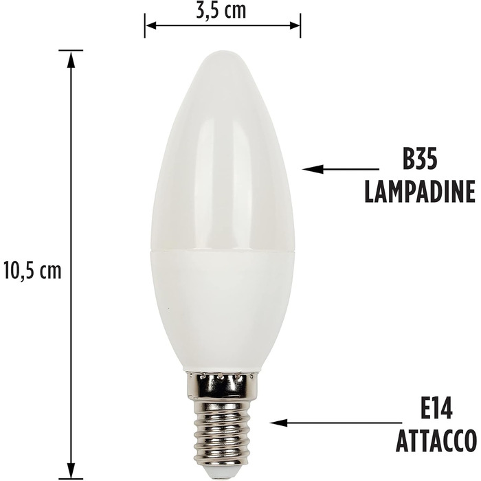 Світлодіодне освітлення Westinghouse 6 Вт Тип E14 Base 3713040