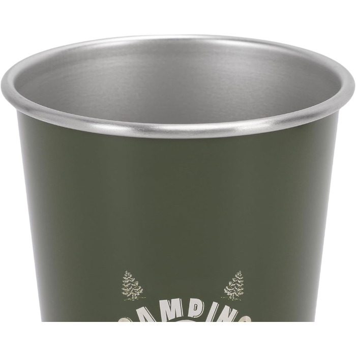 Пивні кухлі з нержавіючої сталі 304, легкі, міцні, портативні, набір з 4 кухлів для кемпінгу, 350 мл, кухлі для води для пікніка на свіжому повітрі, підходять для походів з кавою