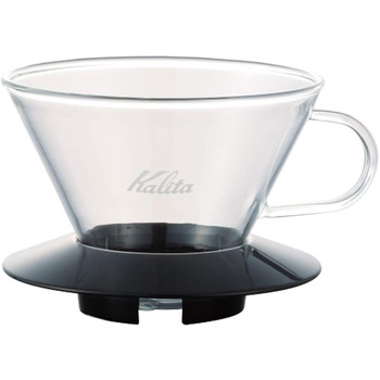 Кавоварка-крапельниця Kalita Wave Pour Over, розмір 185, на 160-26 унцій, одномісна, з термостійкого скла, запатентований і портат