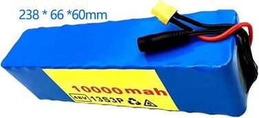 Акумулятор для електровелосипеда 48V 10Ah 13S3P | Літій-іонний акумулятор з BMS + зарядний пристрій 54.6V 2A