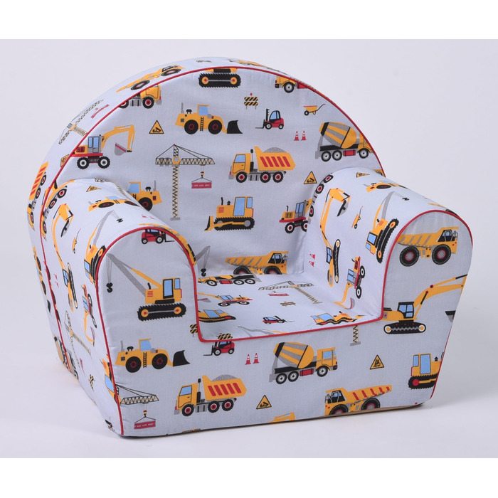 Дитяче крісло, одномісне міні-крісло-сидіння для дітей, невеликі будівельні меблі для малюків у дитячій кімнаті