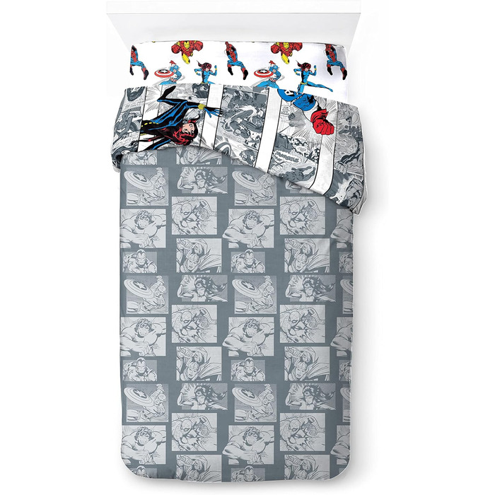 Бавовна Комплект постільної білизни з 3 предметів 135x200 см Односпальне ліжко - Підодіяльник простирадло 90x200 см наволочка 50x7