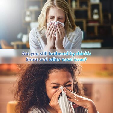 Пристрій для полегшення алергічного риніту iKeener, пристрій для лазерної терапії риніту, портативний пристрій для полегшення риніту, закладеність носа, хропіння, чхання, рівне дихання, поліпшення сну