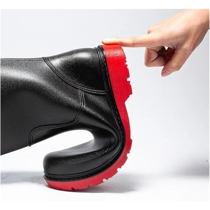 Чоловічі гумові чоботи, черевики для активного відпочинку, гумові чоботи для чоловіків, нековзні, зручні, водонепроникні, фіолетові, розмір 42 EU