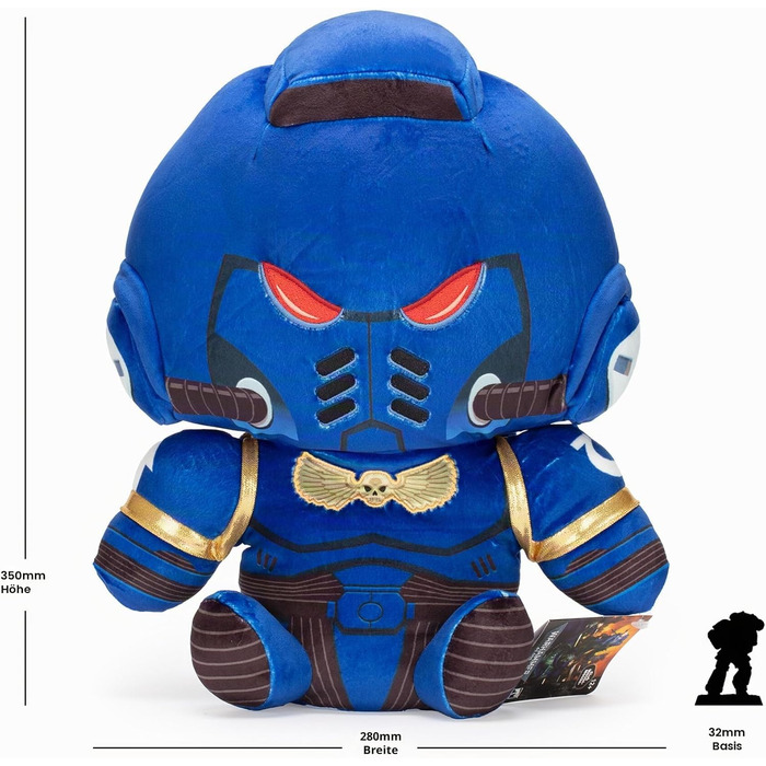 Плюшева іграшка TOMY Warhammer Space Marine мерч Warhammer 40k