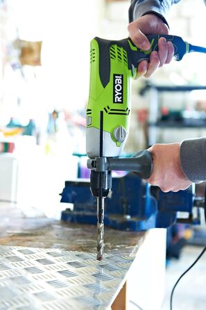 Двоступеневий ударний дриль Ryobi RPD1200K, 1200 Вт, падіння на 360 градусів, 230 В