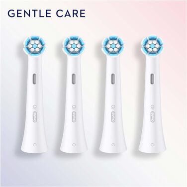 Наконечники зубної щітки Oral-B iO Gentle Care, упаковка 4 шт. и білі