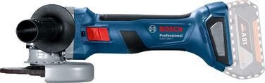 Акумуляторна кутова шліфувальна машина Bosch Professional 18V System GWS 18V-7 (вкл. додаткову рукоятку, монтажний фланець, захисн