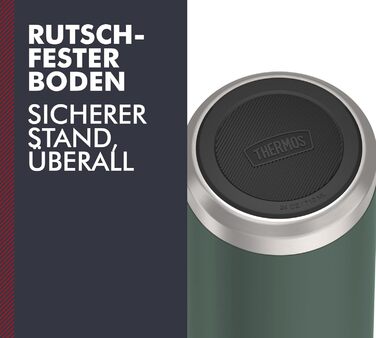 ТЕРМОС ICON ПЛЯШКА ДЛЯ НАПОЮ 0,71 л, зелений/лісовий килимок, термос з нержавіючої сталі 710 мл, ізольована пляшка для пиття, зберігає напої гарячими 18 годин / холодними 24 години, можна мити в посудомийній машині, герметична, без BPA 710 мл Зелений/лісо