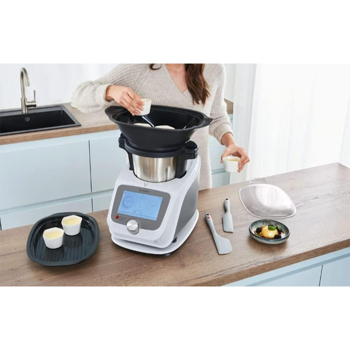 Тренд SKMC 1200 F6 800 Вт, 7-дюймовий кольоровий дисплей, білий