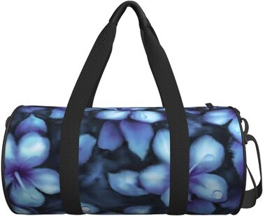 Дорожня сумка-циліндр з тропічним квітковим принтом, спортивна сумка для чоловіків та жінок, сумка-мішок, спортивна сумка