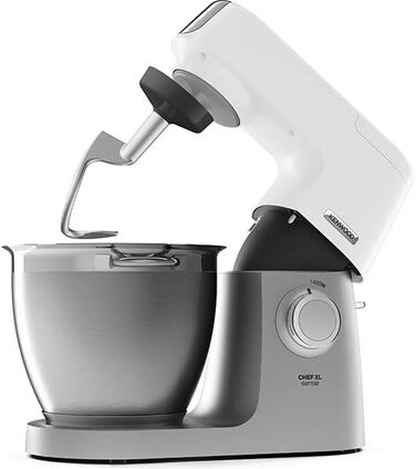 Гачок для тіста Kenwood з алюмінію KAT73.000CA, аксесуари для кухонних комбайнів Kenwood, гачок для змішування, підходить для всіх кухонних комбайнів Chef XL, можна мити в посудомийній машині, алюміній, срібло