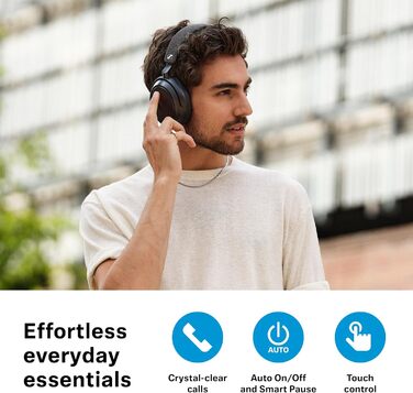 Бездротові навушники Sennheiser MOMENTUM 4 з Bluetooth - з адаптивним шумозаглушенням для кришталево чистого звучання дзвінків - 6