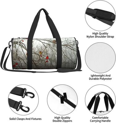 Сумка для подорожей Метелик для дівчаток, великої місткості, легка та міцна, ідеальний подарунок для походів, відпустки, ділових поїздок та іншого, з дизайном березового гаю, універсальний розмір