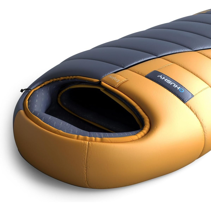 Спальний мішок Husky Enjoy на 4 сезони до -25C, теплий зимовий матуся-спальний мішок для дорослих, зимовий спальний мішок для кемпінгу, трекінгу та використання на природі 230x85