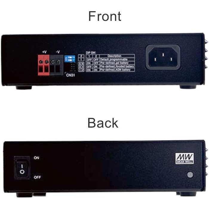 Програмований зарядний пристрій WITTKOWARE ENC-240-48 для свинцево-кислотних або літієвих акумуляторів, макс. 57,6 В/DC, 4 A ENC-240-48 (57,6 В/4 A)