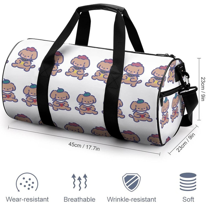 Дорожня сумка Милий песик, спортивна сумка для чоловіків та жінок