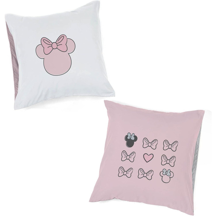 Комплект дитячої постільної білизни Disney Minnie One of a Kind з 100 бавовни з 4-х предметів, розмір двоспального ліжка 200x200 с