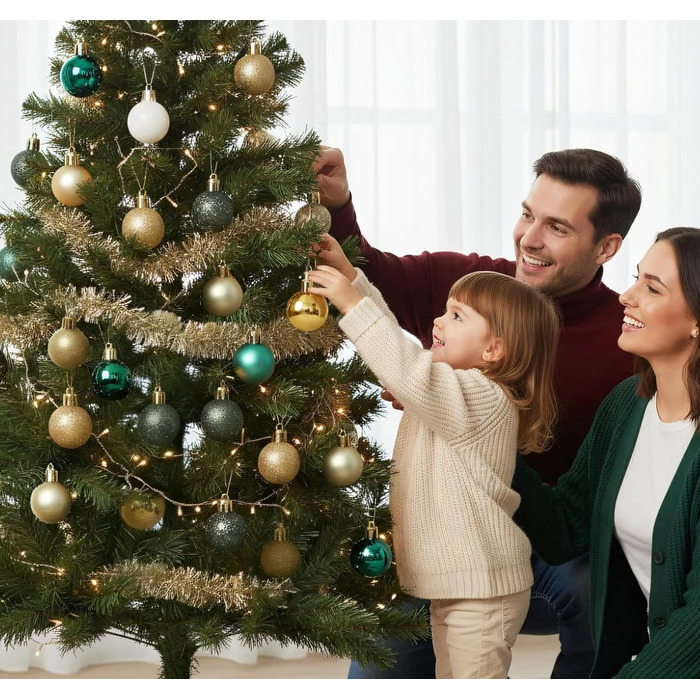 Набір з 49 предметів ялинкових прикрас Agoer